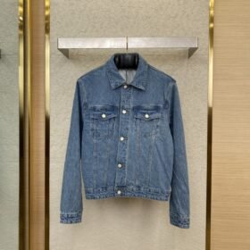 LV Embossed Jacquard Denim Jacket