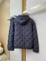 LV logo embroidered jacquard cotton jacket - 图片 6