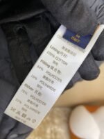 LV logo embroidered jacquard cotton jacket - 图片 9