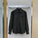 LV Twill Cutout Letter Shirt