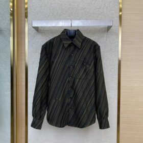 LV Twill Cutout Letter Shirt