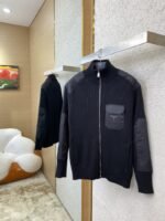 Prada Nylon Pocket Knit Jacket - 图片 3