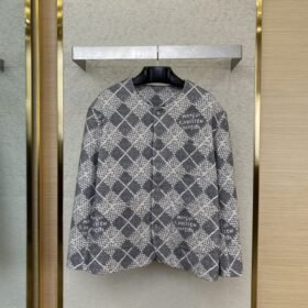 LV Lattice Design Button Down Blazer