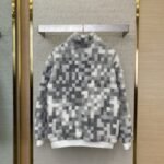 LV Block Colour Block Long Sleeve Fleece Feel Jacket - 图片 2