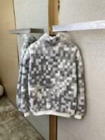 LV Block Colour Block Long Sleeve Fleece Feel Jacket - 图片 8