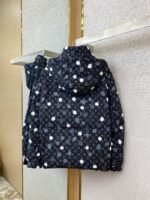 LV Polka Dot Print Down Coat Jacket - 图片 6