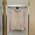 Maison Margiela Digital Embroidered Hooded Zip-Up Jacket