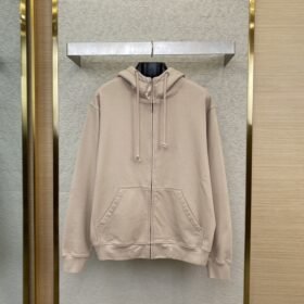 Maison Margiela Digital Embroidered Hooded Zip-Up Jacket