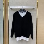 Balenciaga Layered Rubber Label Sweater