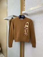 Dior Monogrammed Knit Pullover Brown - 图片 5