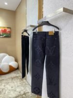 LV burnout denim trousers - 图片 4