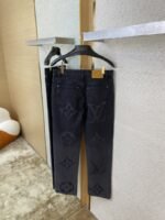 LV burnout denim trousers - 图片 8