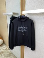 LV Letter Beaded Hooded Sweatshirt - 图片 7