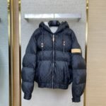 LV Full Print Jacquard Ski Hooded Jacket