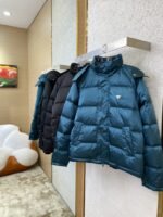 Prada Triangular Label Winter outer jacket Black - 图片 3