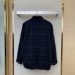 Miu Miu Checked Wool Stand-Up Jacket Coat - 图片 2