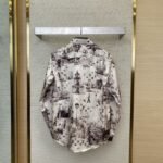 LV Mulberry Silk Sketch Shirt - 图片 2
