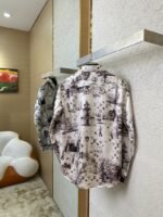 LV Mulberry Silk Sketch Shirt - 图片 4