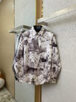 LV Mulberry Silk Sketch Shirt - 图片 5