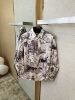 LV Mulberry Silk Sketch Shirt - 图片 7