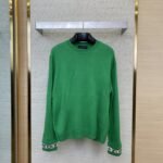 LV Cuffs Monogram Crew Sweater