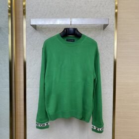LV Cuffs Monogram Crew Sweater