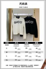 Gucci Chest Letter Sweater White - 图片 10