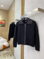 Gucci Rhinestone Lapel Knit Short Jacket - 图片 3