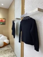 Gucci Rhinestone Lapel Knit Short Jacket - 图片 4