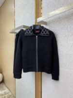 Gucci Rhinestone Lapel Knit Short Jacket - 图片 5