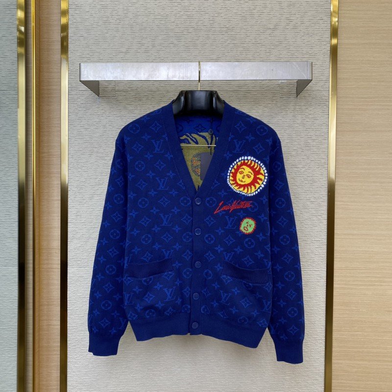 wsxc1733107349334_0.jpg LV Yayoi Kusama Embroidered Knitted Cardigan - 图片 1