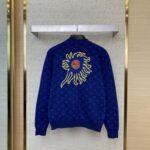 LV Yayoi Kusama Embroidered Knitted Cardigan - 图片 2