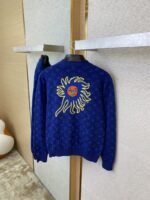 LV Yayoi Kusama Embroidered Knitted Cardigan - 图片 8