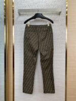 Fendi Double F Full Print Trousers - 图片 2