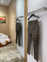 Fendi Double F Full Print Trousers - 图片 4