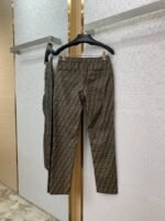 Fendi Double F Full Print Trousers - 图片 6