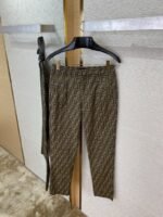Fendi Double F Full Print Trousers - 图片 7