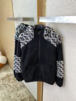 Fendi half-zip lambswool hooded sweatshirt - 图片 7