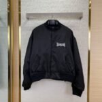 Balenciaga Logo Aviator Jacket