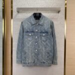 Balenciaga Full Print Denim Outerwear