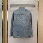 Balenciaga Full Print Denim Outerwear - 图片 2