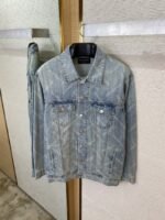 Balenciaga Full Print Denim Outerwear - 图片 7