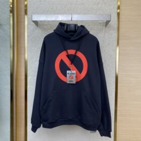 Balenciaga No Passing Hooded Sweatshirt