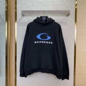 Balenciaga Printed Hooded Sweatshirt