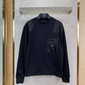 Prada Nylon Patchwork Sweatshirt
