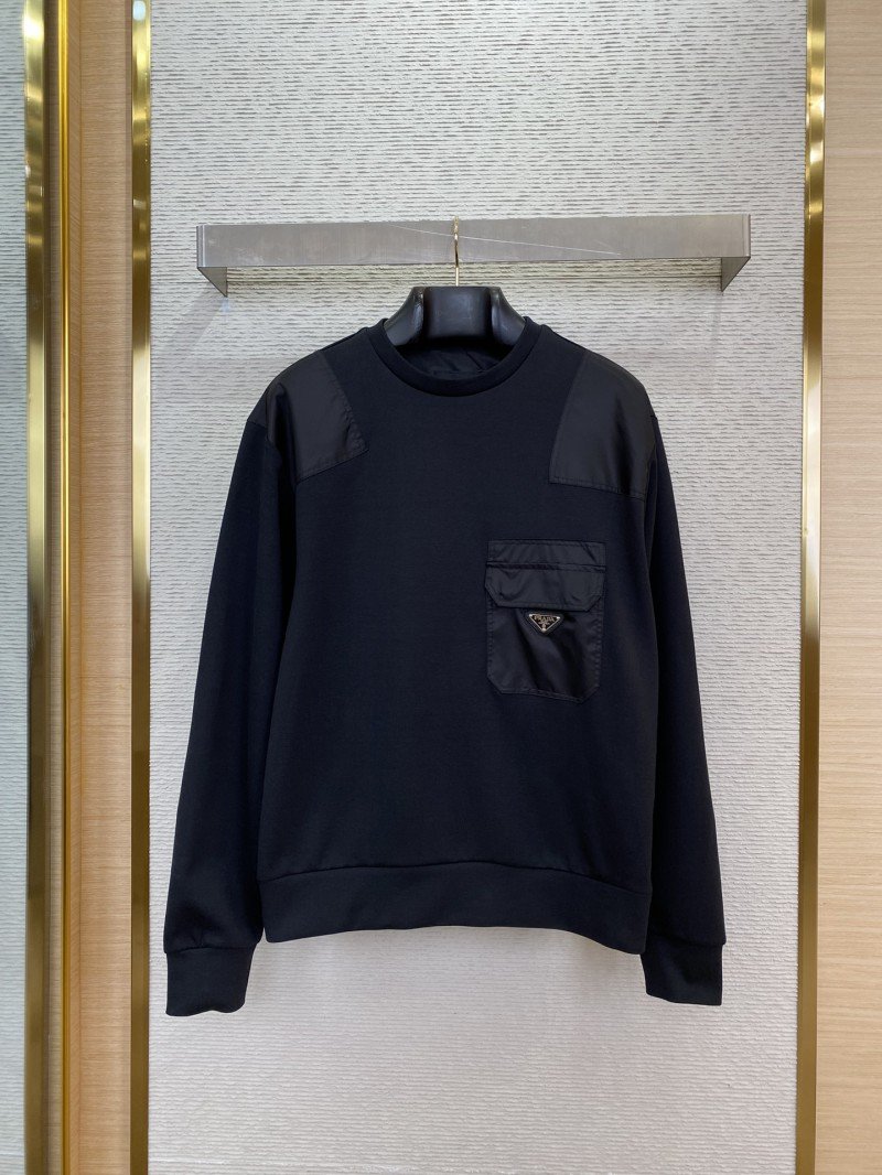 wsxc1733799331059_0.jpg Prada Nylon Patchwork Sweatshirt - 图片 1