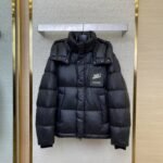 LV nylon waterproof zip down jacket