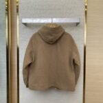 Miu Miu Hooded Long Sleeve Tweed Jacket - 图片 2
