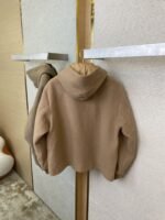 Miu Miu Hooded Long Sleeve Tweed Jacket - 图片 8
