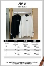Balenciaga Logo Embroidered Crew Neck Sweater Black - 图片 10